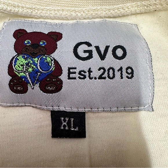 GVO Vibez Cream T-Shirt Mens Size XL 3D Decal Graphic NWOT - Picture 6 of 6